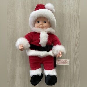 Vintage 90s Christmas Anne Geddes Baby 10”